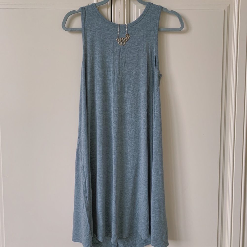 Flowy gray Aerie summer dress